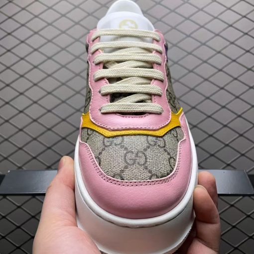 GUCCI GG Canvas Sneakers - Low-Top Lace-Up Casual Fashion Sneakers for Women - 图片 8